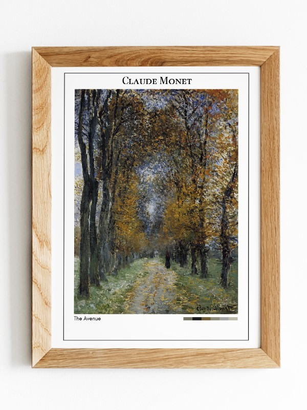 Claude Monet The Avenue Poster