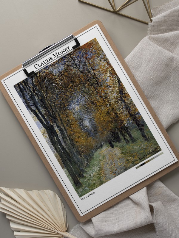 Claude Monet The Avenue Poster