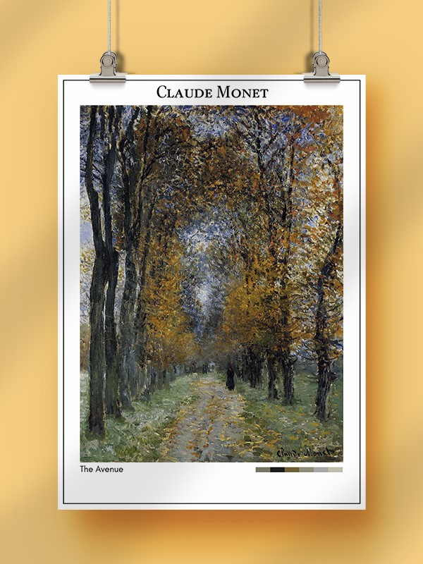 Claude Monet The Avenue Poster