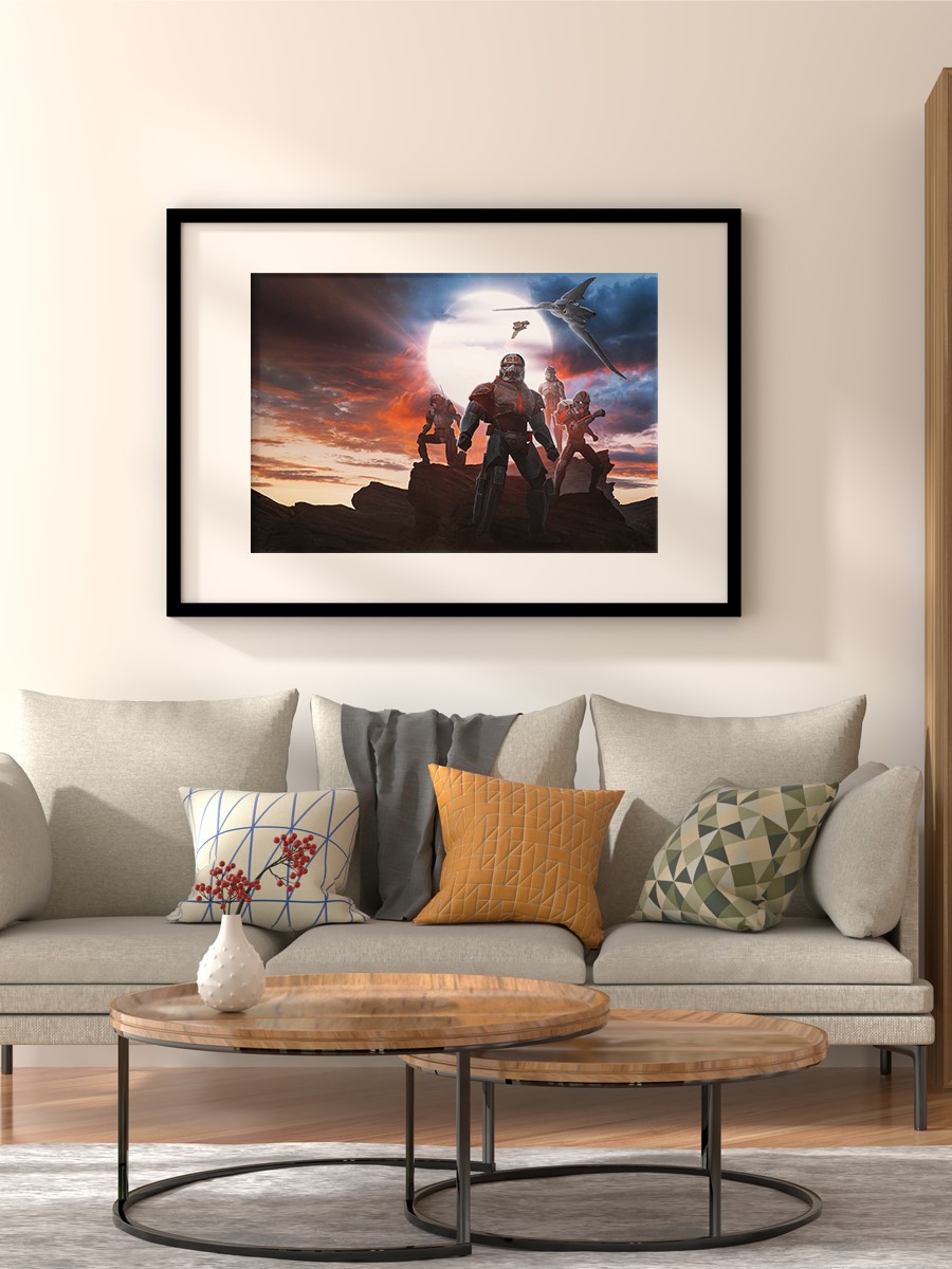 The Bad Batch landscape Poster, Çerçevesiz Tv Film Poster