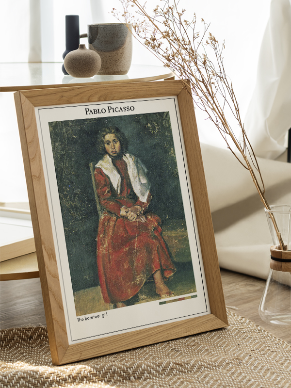 Pablo Picasso The barefoot girl Poster