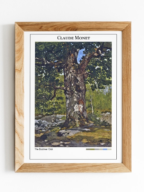 Claude Monet The Bodmer Oak Poster