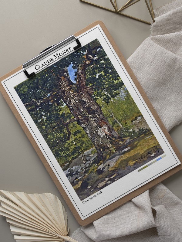 Claude Monet The Bodmer Oak Poster