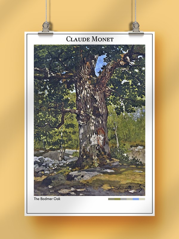 Claude Monet The Bodmer Oak Poster