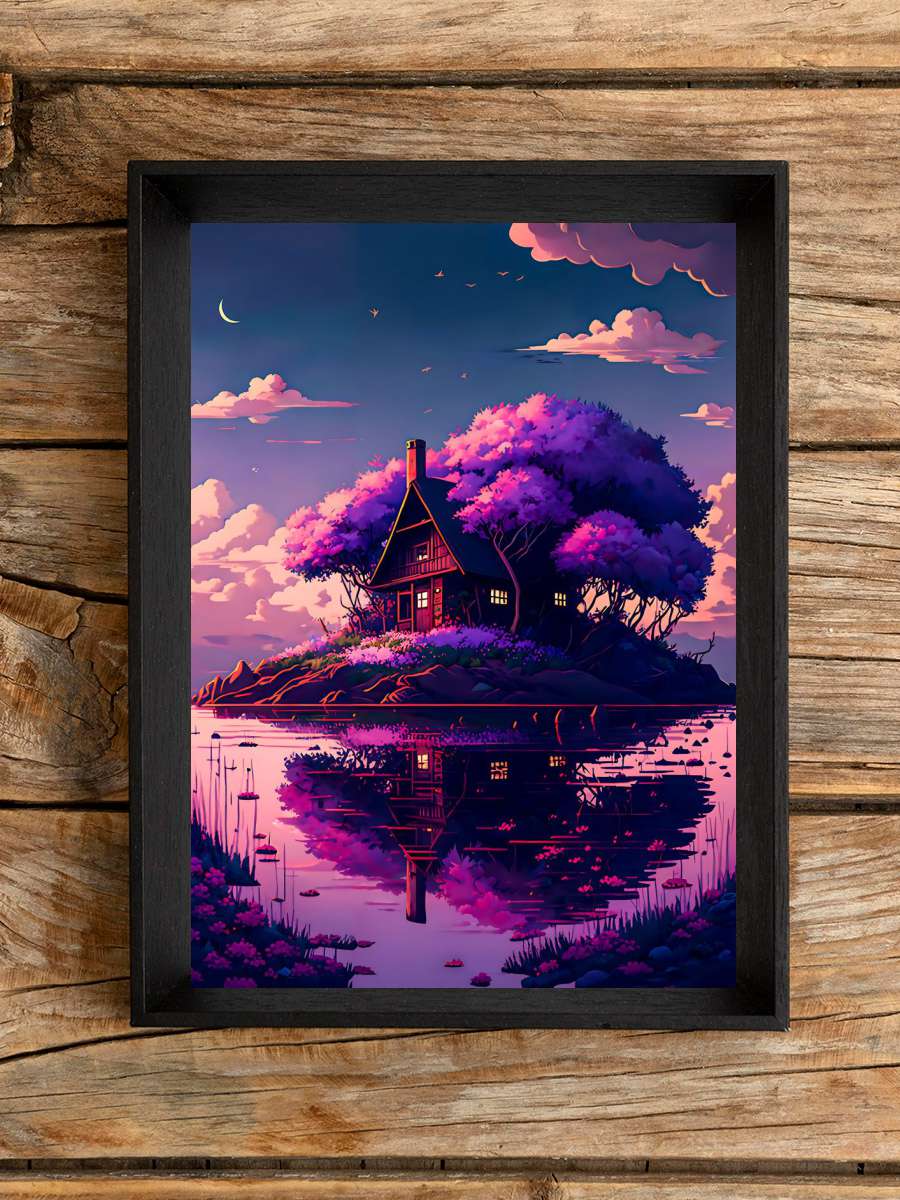 The Cabin Island Anime Poster Çerçevesiz Yüksek Kalite Anime Duvar Poster