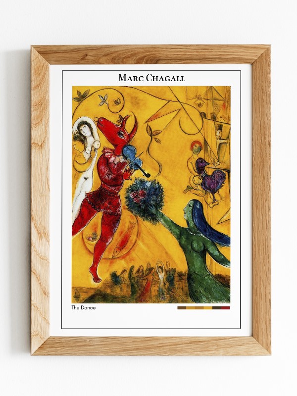 Marc Chagall The Dance Poster