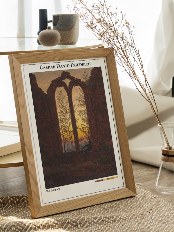 Caspar David Friedrich The dreamer Poster