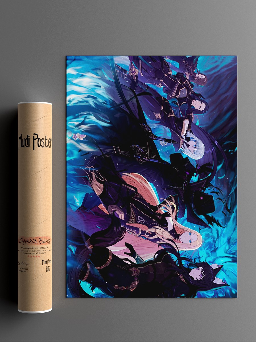 the eminence in shadow cid Anime Poster Çerçevesiz Yüksek Kalite Anime Duvar Poster