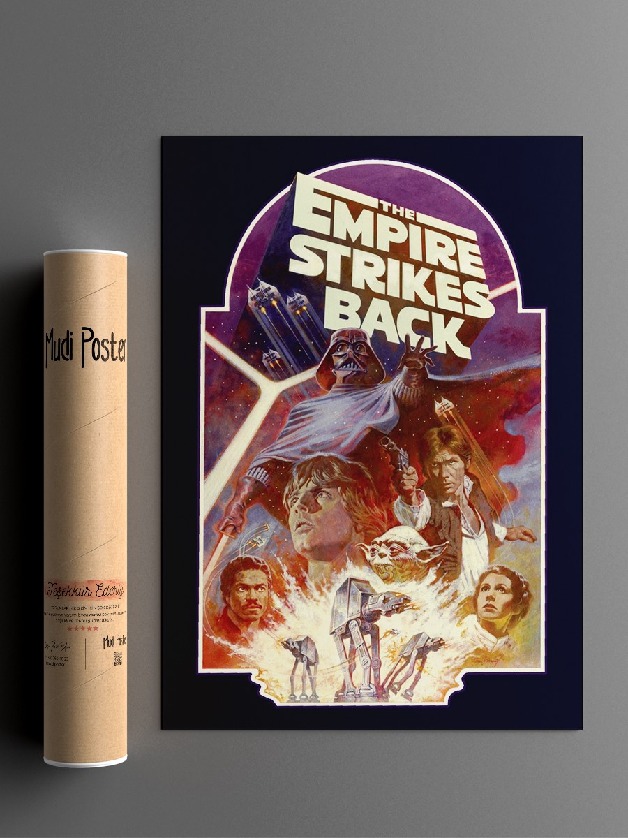The Empire Strikes Back Poster, Çerçevesiz Tv Film Poster