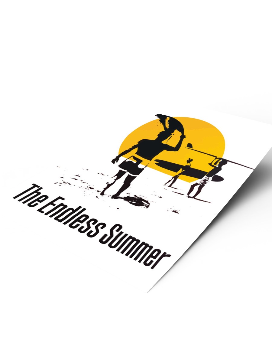 The Endless Summer Artwork Poster, Çerçevesiz Tv Film Poster
