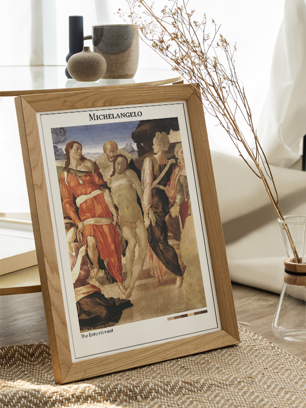 Michelangelo The Entombment Poster