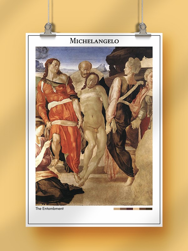Michelangelo The Entombment Poster