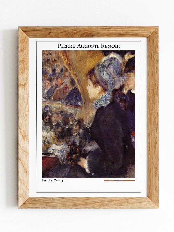 Pierre-Auguste Renoir The First Outing Poster