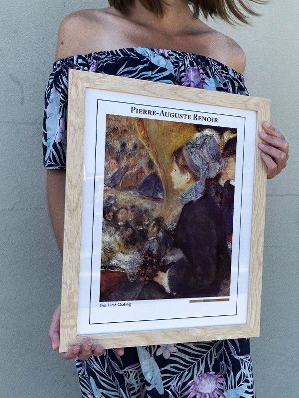 Pierre-Auguste Renoir The First Outing Poster