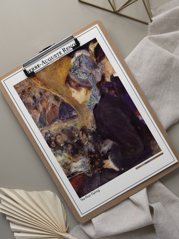 Pierre-Auguste Renoir The First Outing Poster