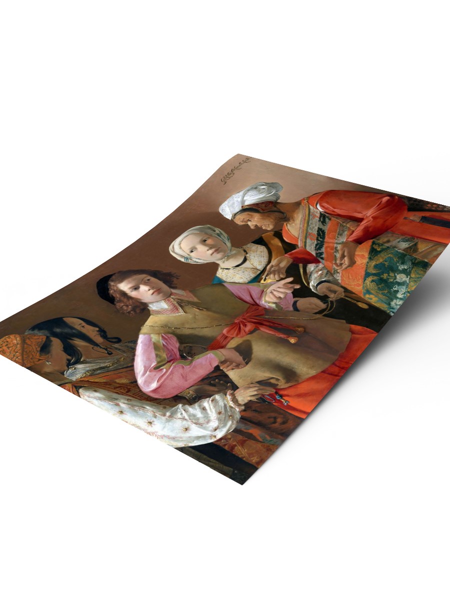 The Fortune Teller Tablo Sanatsal Ünlü Ressam Poster Çerçevesiz Yüksek Kalite Poster