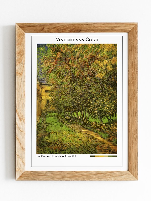 Vincent van Gogh The Garden of Saint-Paul Hospital Poster