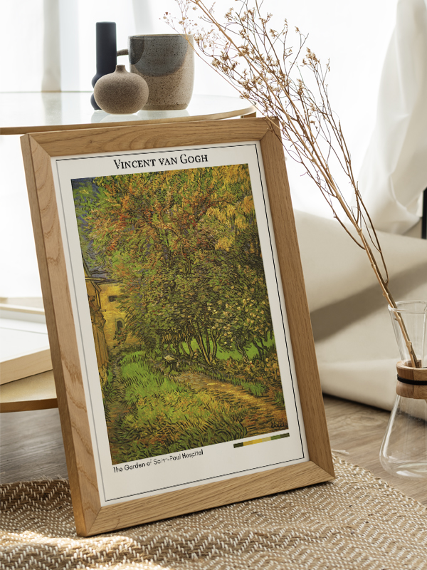 Vincent van Gogh The Garden of Saint-Paul Hospital Poster
