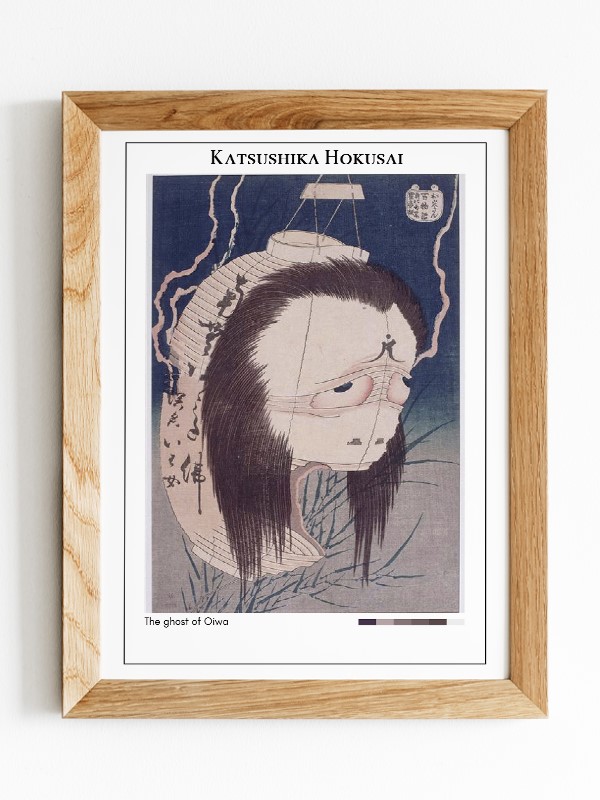 Katsushika Hokusai The ghost of Oiwa Poster