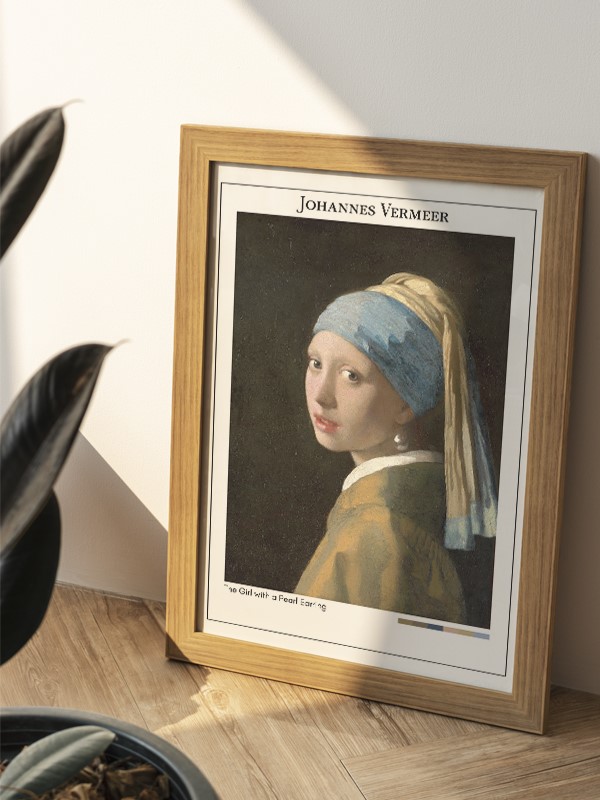 Johannes Vermeer The Girl with a Pearl Earring Poster