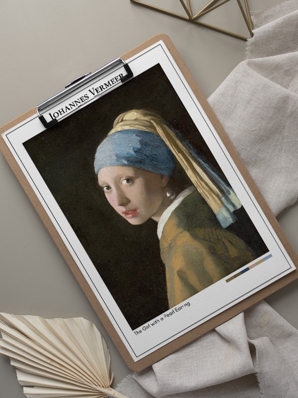 Johannes Vermeer The Girl with a Pearl Earring Poster