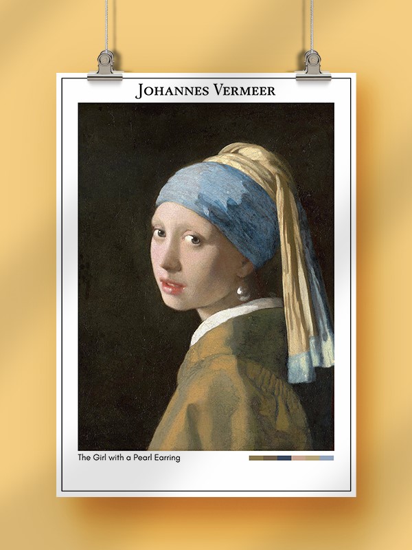 Johannes Vermeer The Girl with a Pearl Earring Poster
