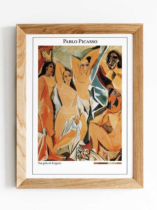Pablo Picasso The girls of Avignon Poster