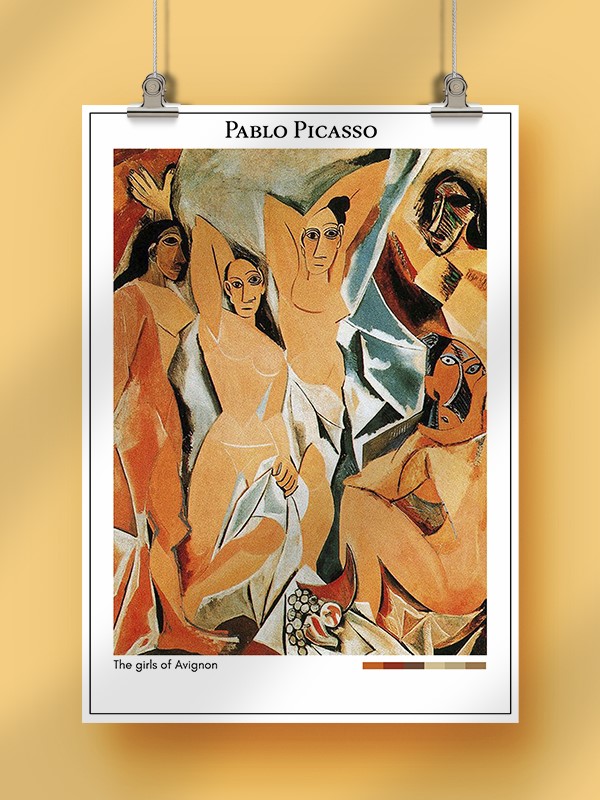 Pablo Picasso The girls of Avignon Poster