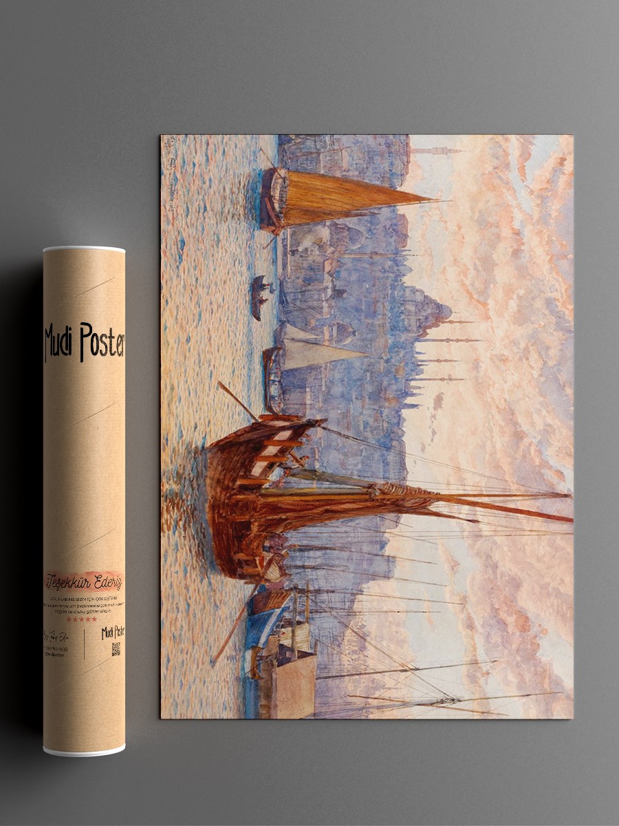 The Golden Horn Tablo Sanatsal Ünlü Ressam Poster Çerçevesiz Yüksek Kalite Poster