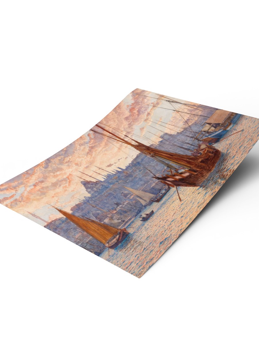 The Golden Horn Tablo Sanatsal Ünlü Ressam Poster Çerçevesiz Yüksek Kalite Poster