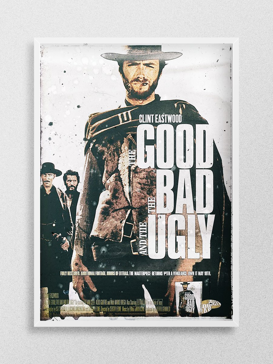 The good The bad The ugly Poster, Çerçevesiz Tv Film Poster
