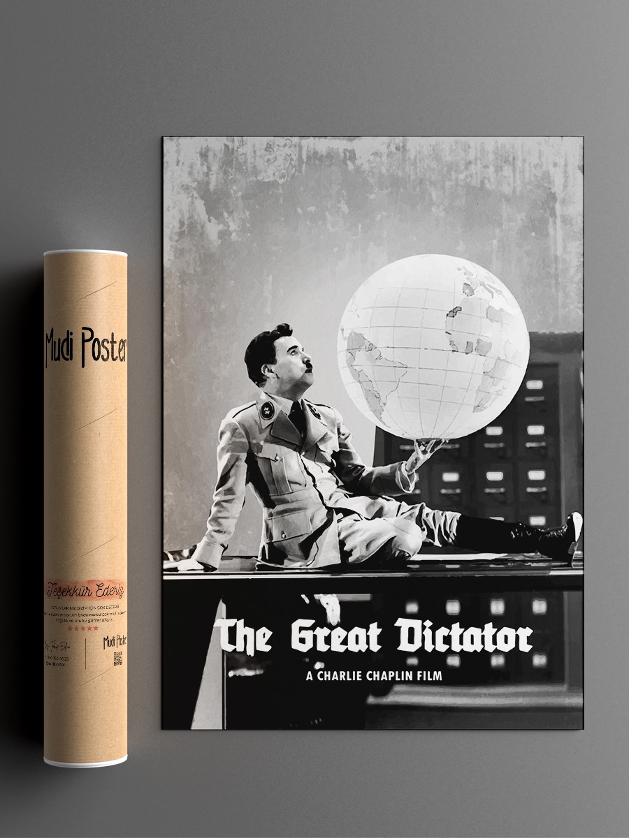The Great Dictator Poster, Çerçevesiz Tv Film Poster