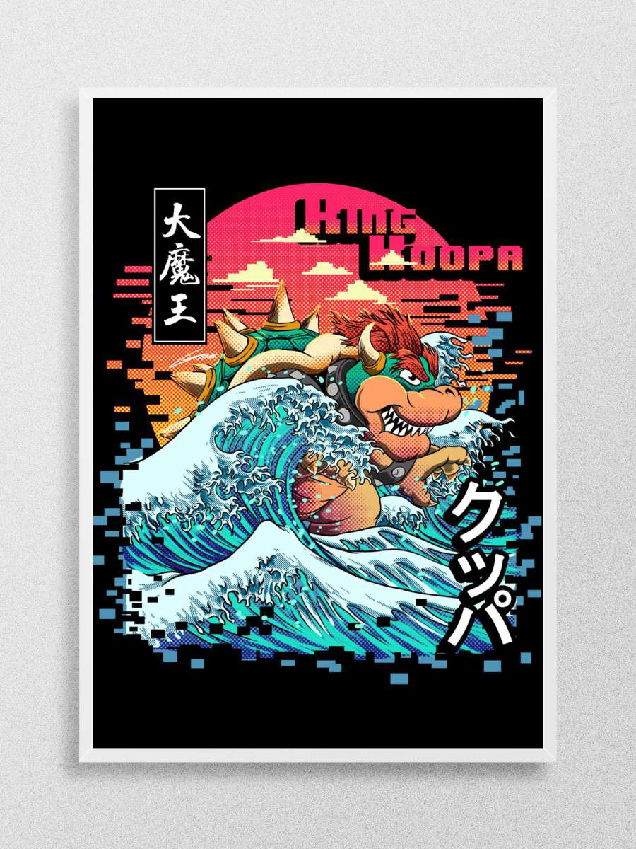 The Great King Koopa Anime Poster Çerçevesiz Yüksek Kalite Anime Duvar Poster