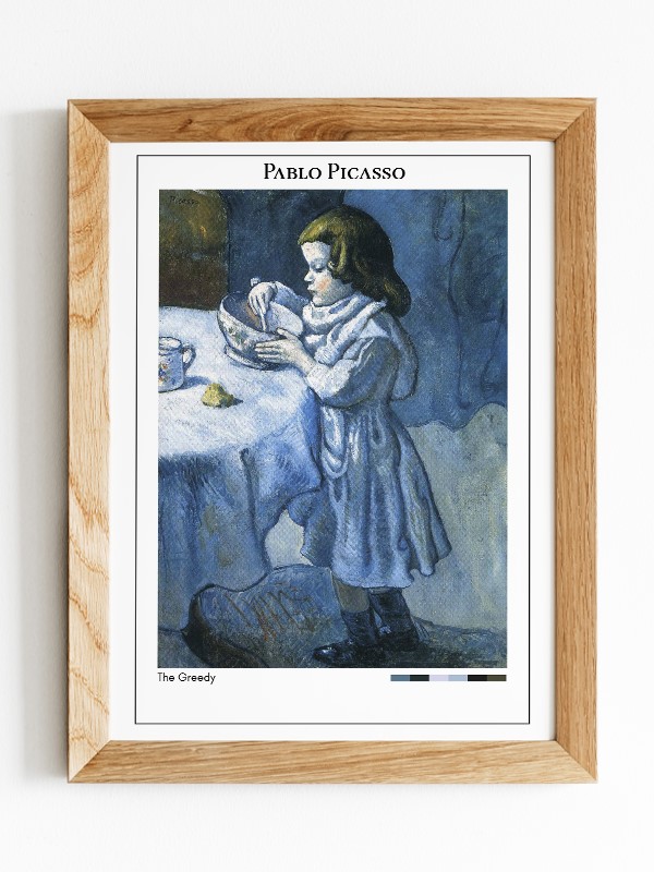 Pablo Picasso The Greedy Poster