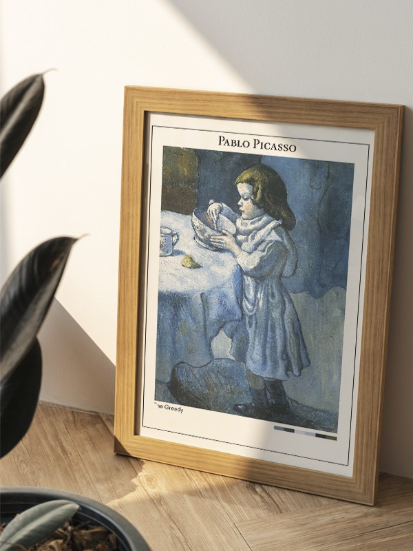 Pablo Picasso The Greedy Poster