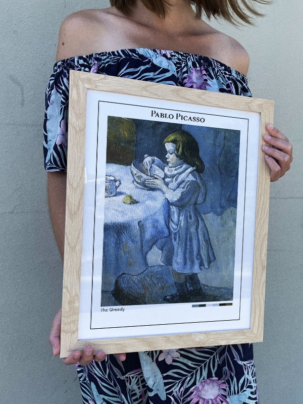 Pablo Picasso The Greedy Poster