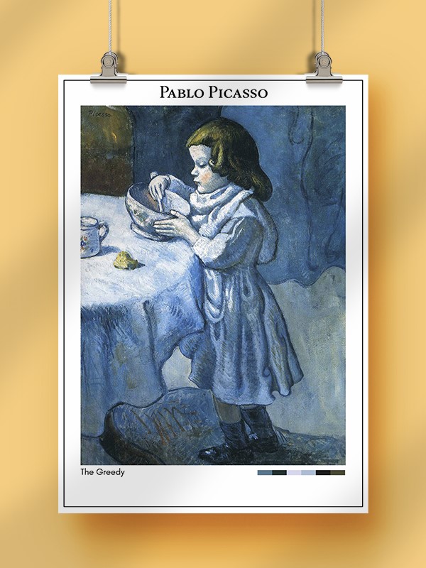 Pablo Picasso The Greedy Poster