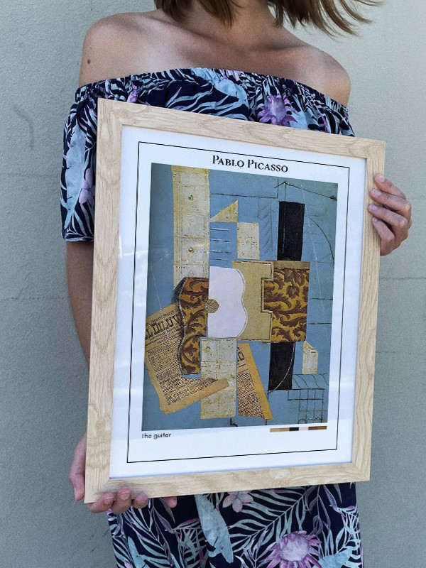 Pablo Picasso The guitar Poster