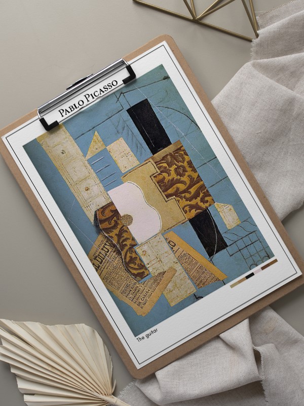 Pablo Picasso The guitar Poster