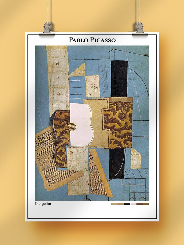Pablo Picasso The guitar Poster