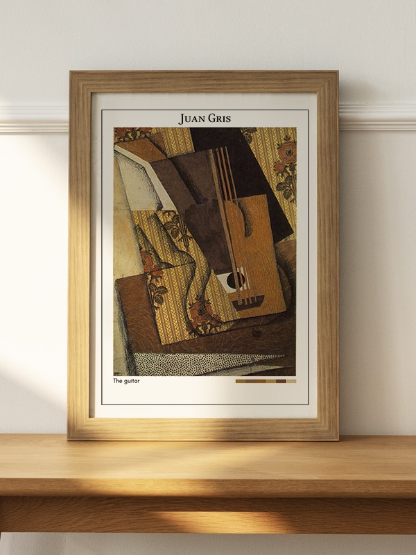 Juan Gris The guitar Poster - En İyi Fiyatlarla