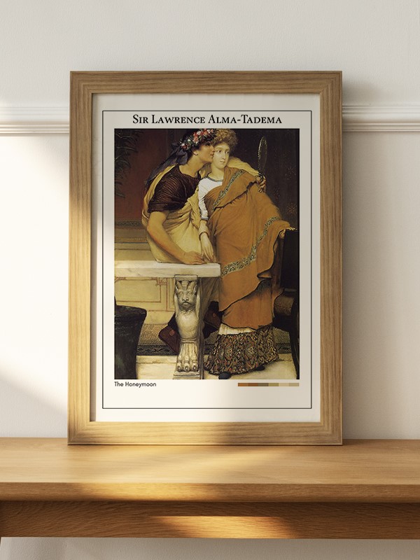 Sir Lawrence Alma-Tadema The Honeymoon Poster - En İyi Fiyatlarla