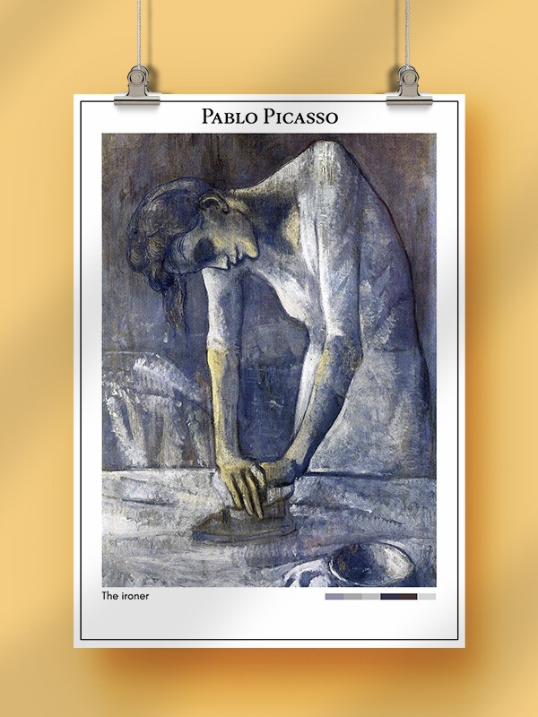 Pablo Picasso The ironer Poster