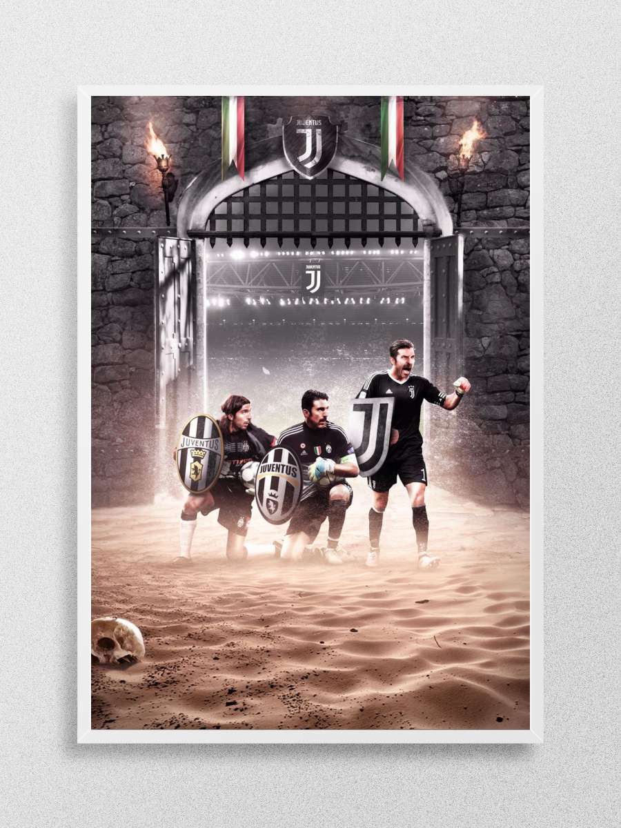 The Italian Shield Futbol Poster Çerçevesiz Yüksek Kalite Futbolcu Duvar Poster