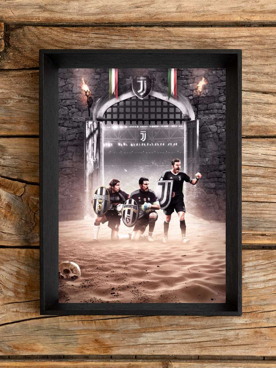 The Italian Shield Futbol Poster Çerçevesiz Yüksek Kalite Futbolcu Duvar Poster