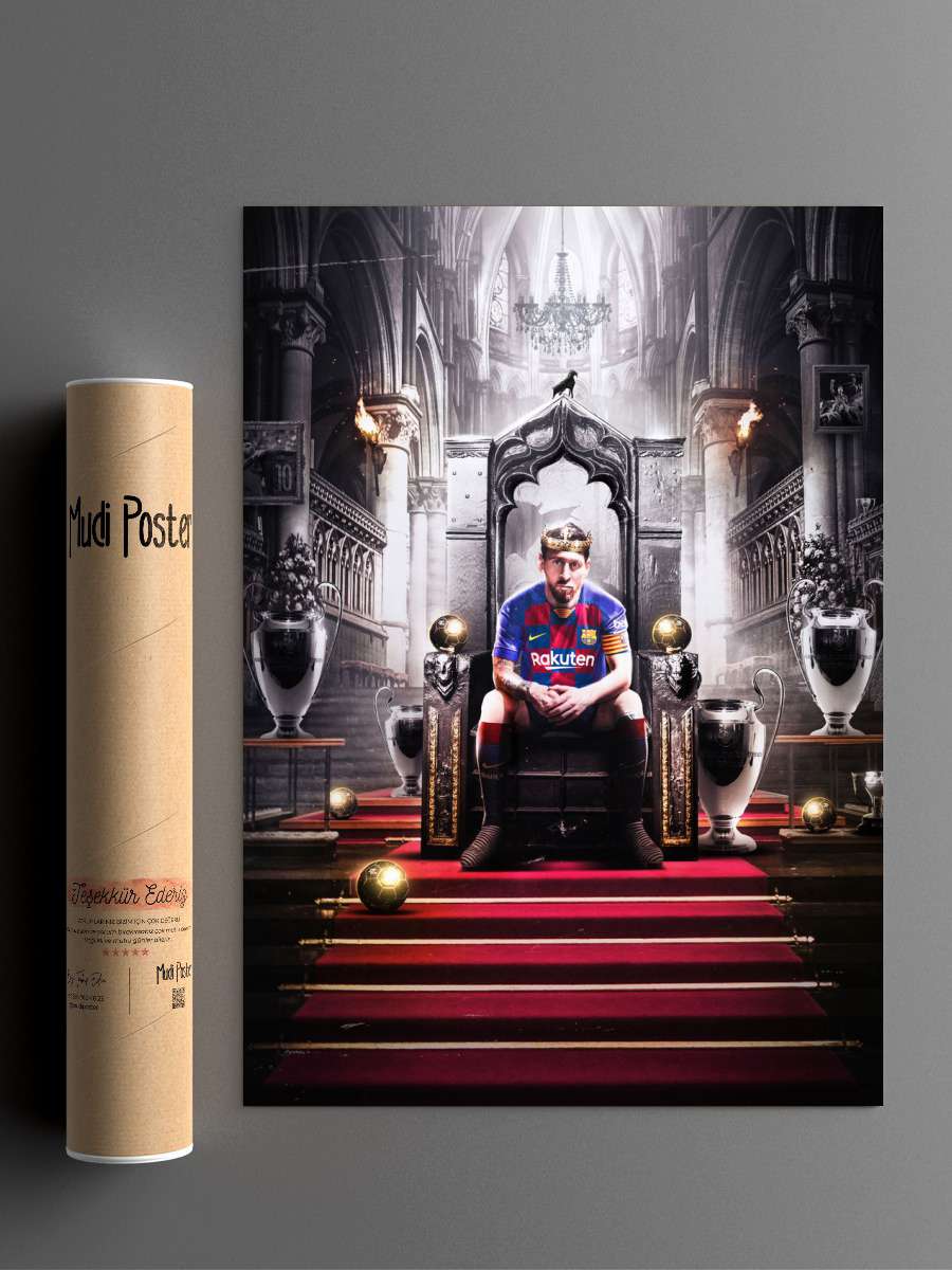 The king of the castle Futbol Poster Çerçevesiz Yüksek Kalite Futbolcu Duvar Poster
