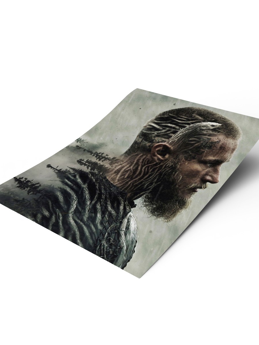 The King Ragnar Poster, Çerçevesiz Tv Film Poster