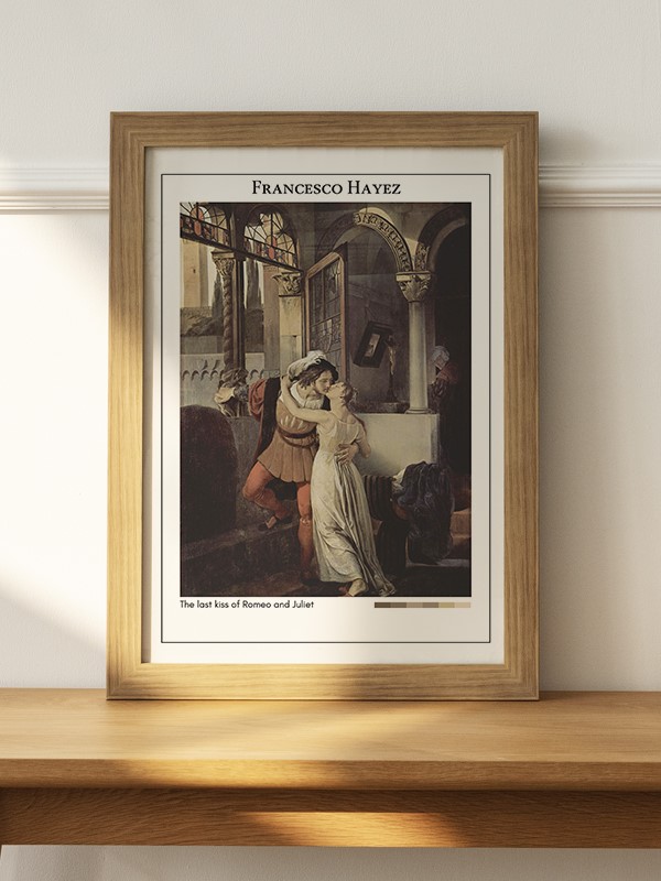 Francesco Hayez The last kiss of Romeo and Juliet Poster - En İyi Fiyatlarla