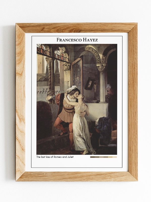 Francesco Hayez The last kiss of Romeo and Juliet Poster