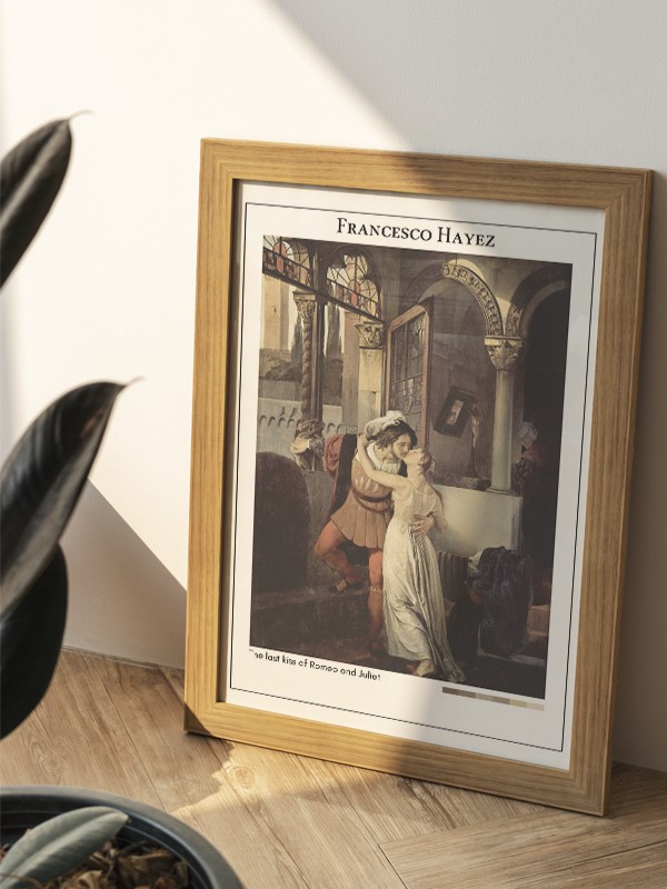 Francesco Hayez The last kiss of Romeo and Juliet Poster